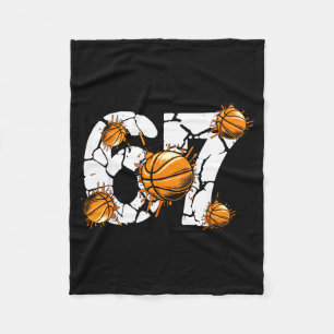Cobertor De Velo Basquete 67 Seis Sete 6 7 Crianças Divertido Geraç