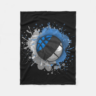 Cobertor De Velo Basquete Com Bandeira Da Estônia