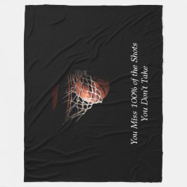 Cobertor De Velo Basquete de Cota Motivacional