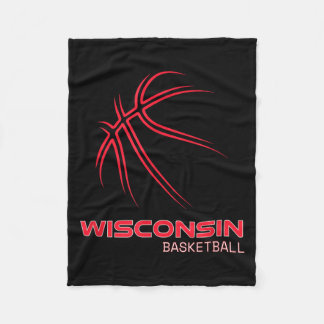 Cobertor De Velo Basquete Nós Amamos O Souvenir Do Estado Do Texugo