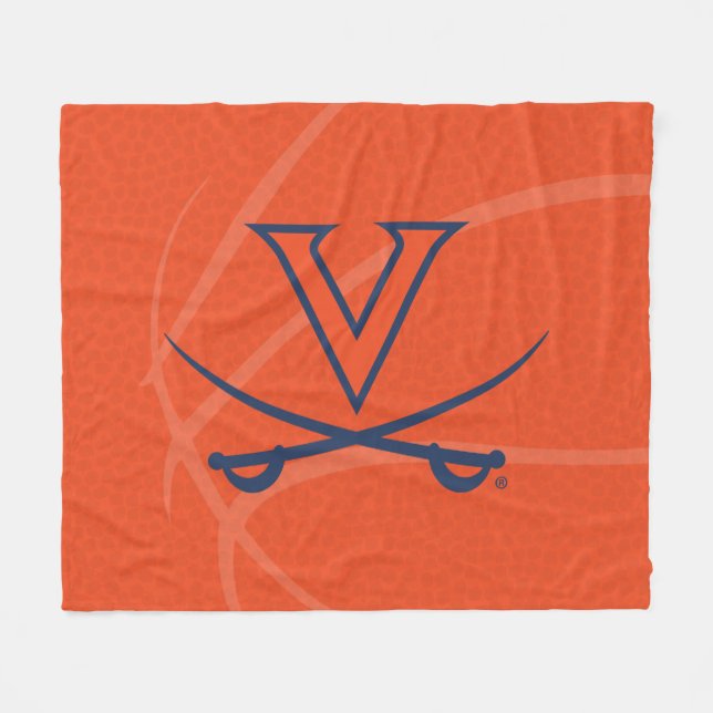 Cobertor De Velo Basquetebol Virginia Cavaliers (Frente (Horizontal))