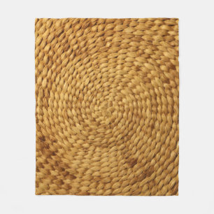 Cobertor De Velo Bast Tecido: Autenticidade Castanho Texturada