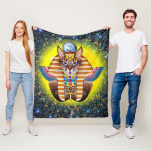 Cobertor De Velo Bastet Fleece Blanket