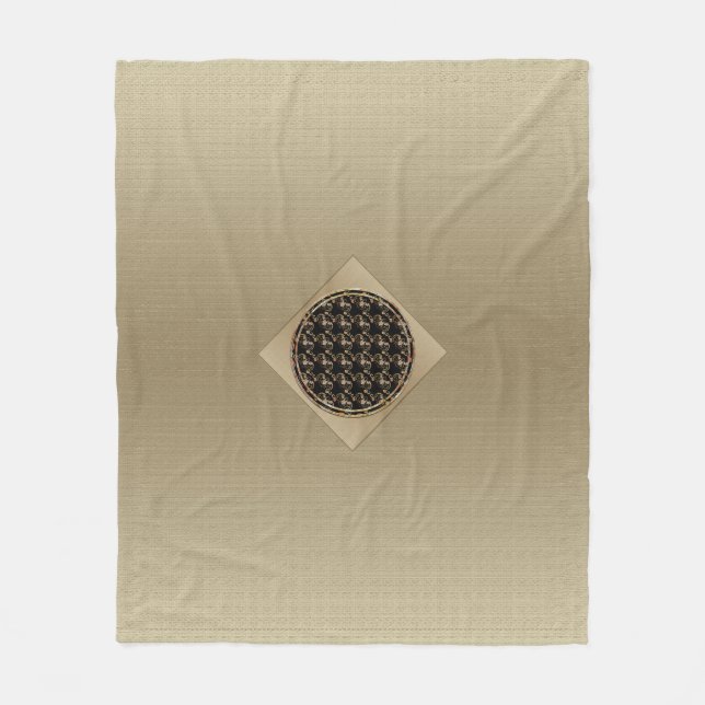 Cobertor De Velo Bat Chinese Symbol Fleece Blanket (Frente)