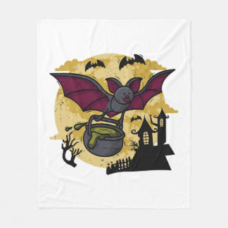 Cobertor De Velo Bat Halloween