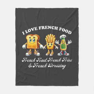 Cobertor De Velo Batata Frita Camisa de quem ama Ketchup Dia do