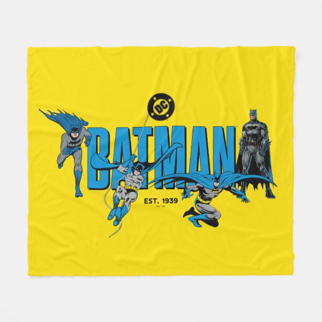 Cobertor De Velo Batman Legends Forever Graphic (Frente (Horizontal))