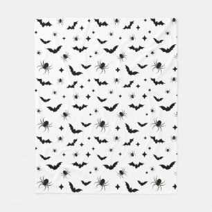 Cobertor De Velo Bats e Padrões de Aranhas do Cavalo Branco