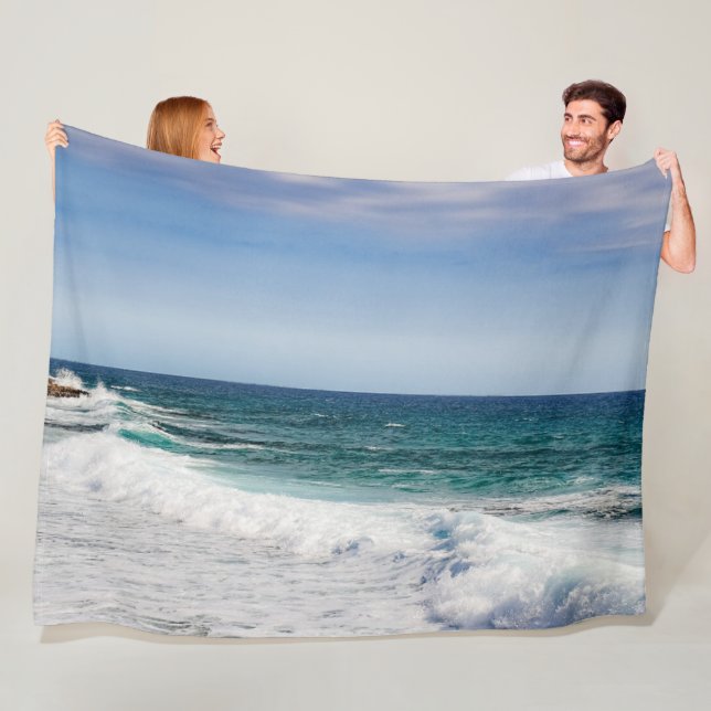 Cobertor De Velo Beach Fleece Blanket (In Situ)