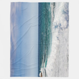 Cobertor De Velo Beach Fleece Blanket