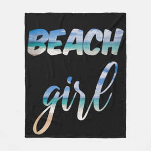Cobertor De Velo Beach Girl