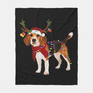 Cobertor De Velo beagle dog christmas Classic T-Shirt