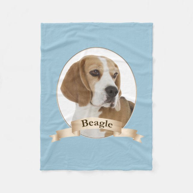 Cobertor De Velo Beagle Fleece Blanket (Frente)