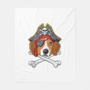 Cobertor De Velo Beagle Pirate Costume Jolly Roger Flag Skull Cross