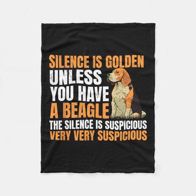 Cobertor De Velo Beagle Small Scent Dog Caça Pet Breeder Silence (Frente)