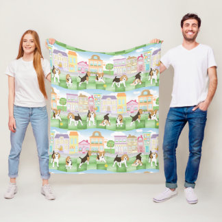 Cobertor De Velo Beagles