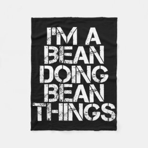 Cobertor De Velo Bean Funny Surname Family Tree Birthday Reunião Gi