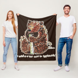 Cobertor De Velo Bear Contemplates Hibernation