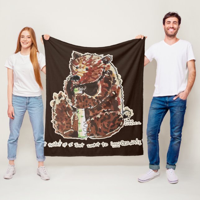 Cobertor De Velo Bear Contemplates Hibernation (In Situ)