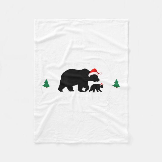 Cobertor De Velo Bear Lair New Hampshire Christmas  (Frente)