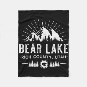 Cobertor De Velo Bear Lake Utah - Esqui na Montanha Caminhada Pesca