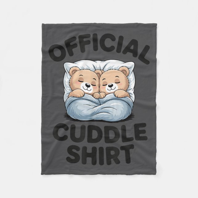 Cobertor De Velo Bear Sleepwear Official Cuddle Teddy (Frente)