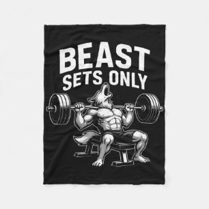 Cobertor De Velo Beast Define Somente Malhação De Workout Do Wolf G