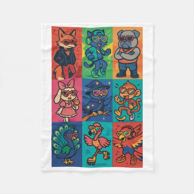 Cobertor De Velo Beats e Beast (Frente)