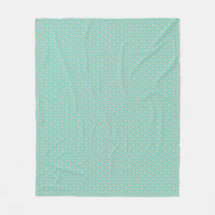 Cobertor De Velo Beautiful blue hearts fleece blanket