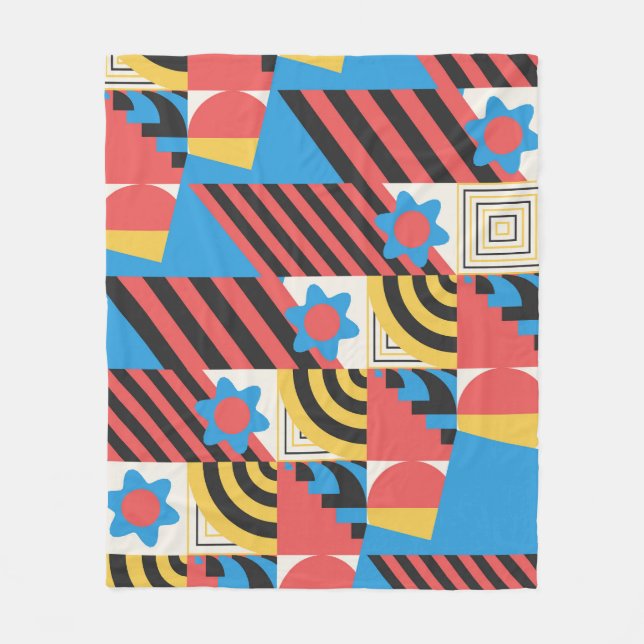 Cobertor De Velo Beautiful Floral Pattern  (Frente)