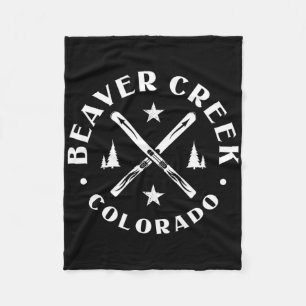 Cobertor De Velo Beaver Creek Colorado Ski Mountain Skiier
