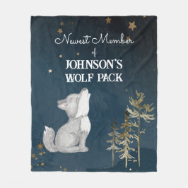 Cobertor De Velo Bebê do pequeno lobo