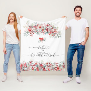 Cobertor De Velo Bebê é frio fora do Chá de fraldas Floral de inver