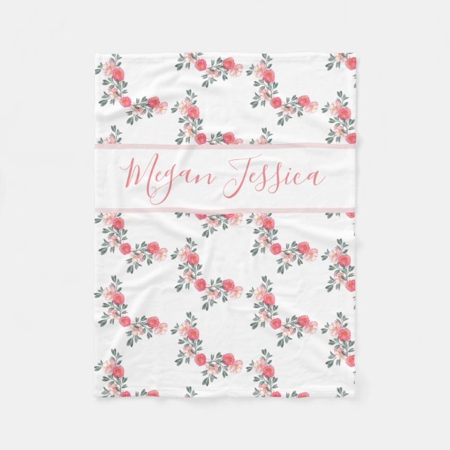 Cobertor De Velo Bebé geral conhecido personalizado (Frente)