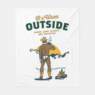 Cobertor De Velo Bebendo Curioso Whkey