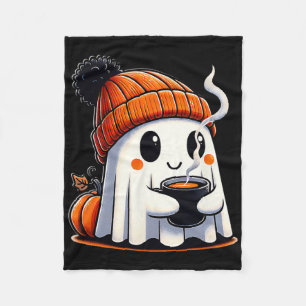 Cobertor De Velo Bebendo de Coffee Cute Kawaii