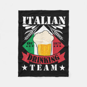 Cobertor De Velo Bebendo Italiano Beer Drinker Men Itália