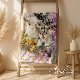 Cobertor De Velo Bebês Caprinos no outono 7