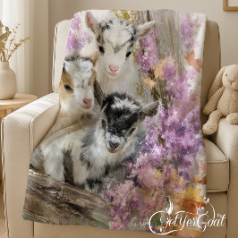 Cobertor De Velo Bebês Caprinos no outono 9