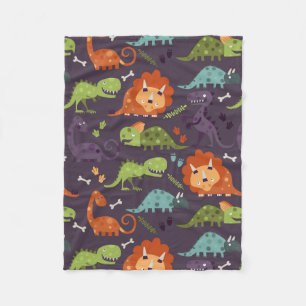 Cobertor De Velo Bebês Dinossauros Fofos Meninos Dino