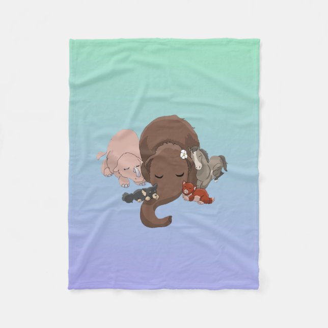 Cobertor De Velo Bebês gelados voam em branco para crianças e adole (Frente)