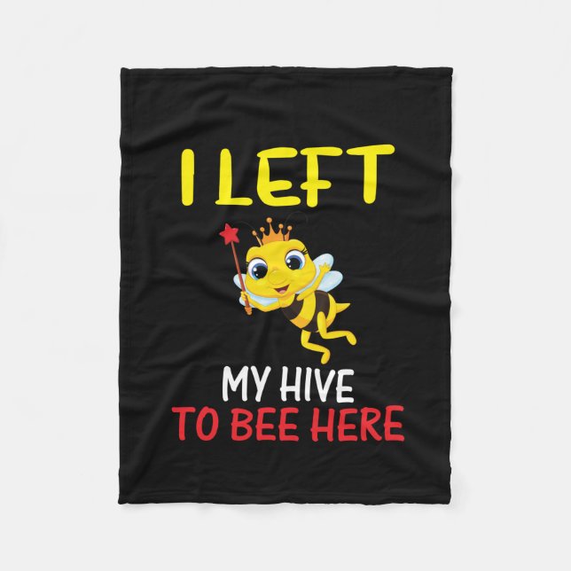 Cobertor De Velo Beekeeper Arranjou Minha Colmeia Para Estar Aqui (Frente)