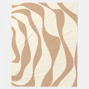 Cobertor De Velo Bei e Fluxo 4 em Tan e Creme