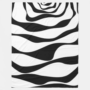 Cobertor De Velo Bei e Fluxo 4 - Preto e Branco