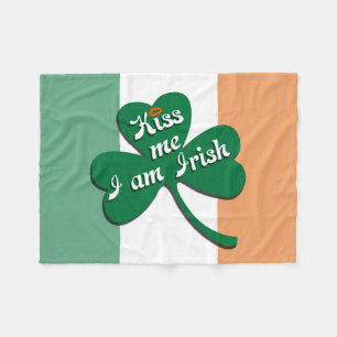 Cobertor De Velo Beije-me que eu sou irlandês