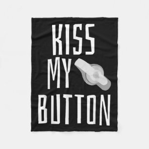 Cobertor De Velo Beije Meu Botão Alimentando Tubie de Sensibilizaçã