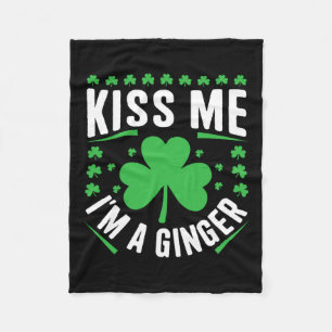 Cobertor De Velo Beijo Engraçado Me Beije Eu Sou Uma Família Irland