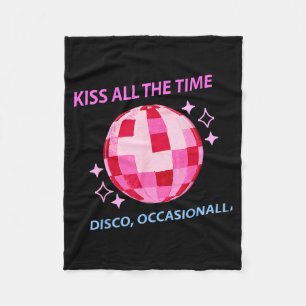 Cobertor De Velo Beijo Sempre Discoteca Ocasionalmente Design