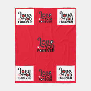 Cobertor De Velo Bela Namorados Vermelha Trendy.