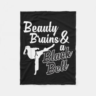Cobertor De Velo Beleza, Cérebro e um Karatê de Cinturão Preto de A